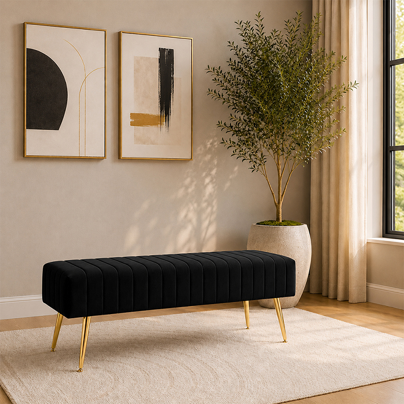 Daine Bench - Black