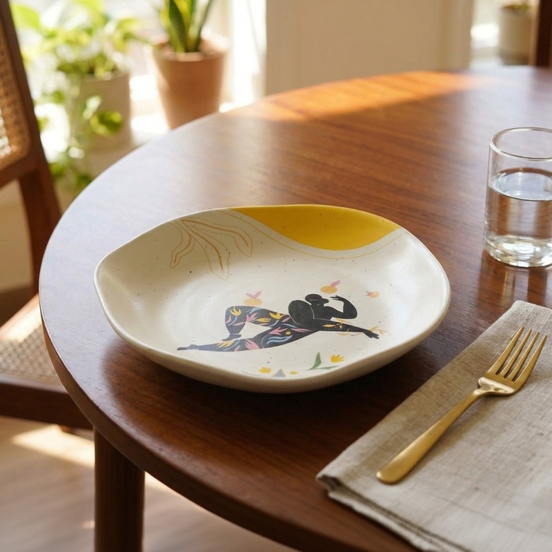 Nurture Porcelain Pasta Plate - 400 mL