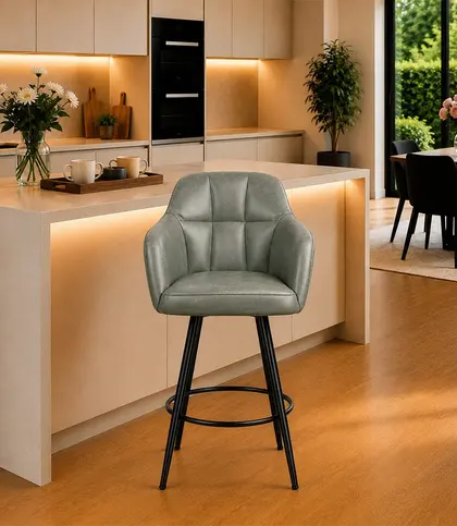 Leatherette · Metal