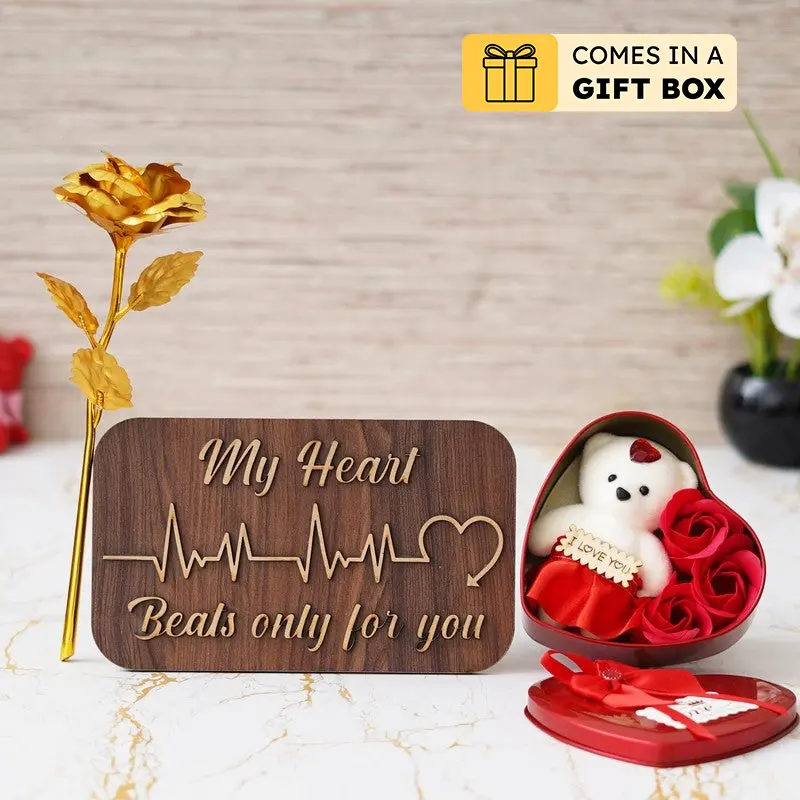 Golden Bloom Gift Set (Gold) - Three Piece Set