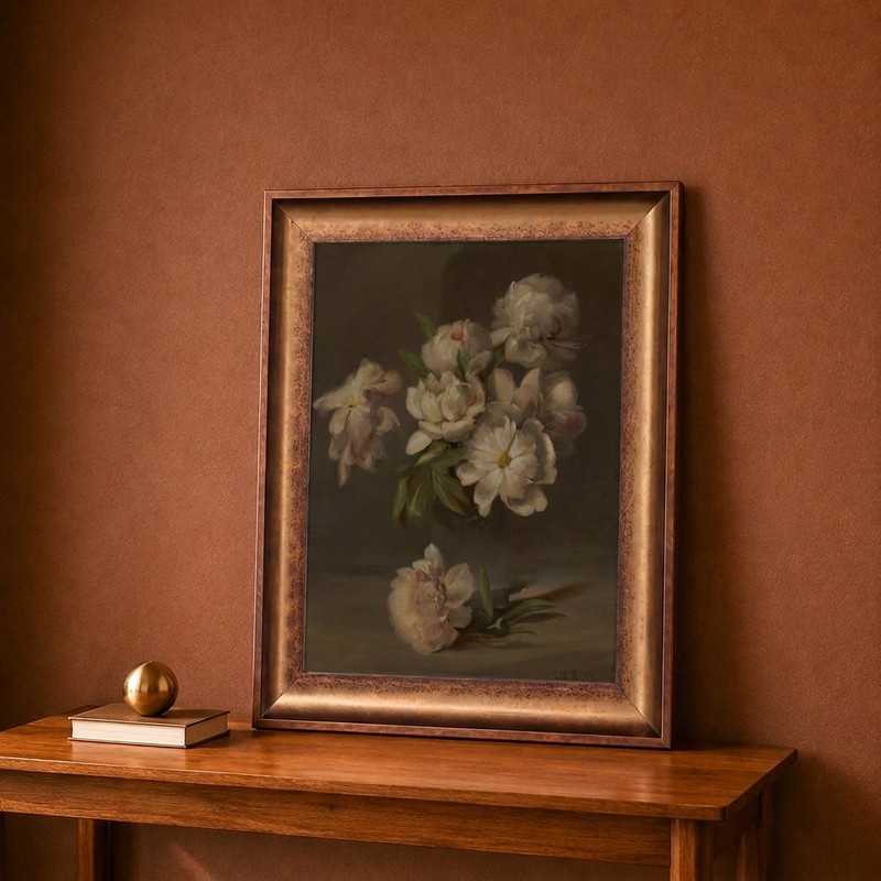 Vintage Blossoms Canvas Wall Painting
