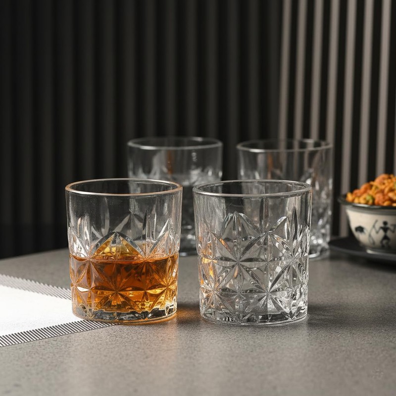 Malt Whiskey Glasses (300 mL Each) - Set of Four - 300 mL