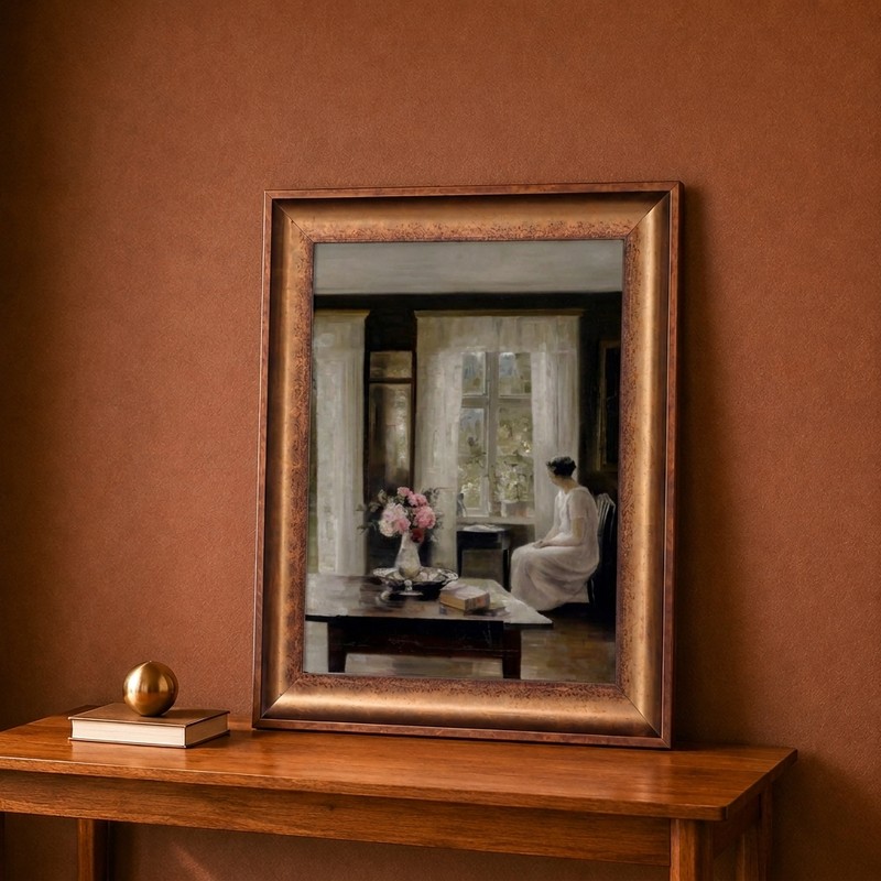 Window Reflection Canvas Wall Painting