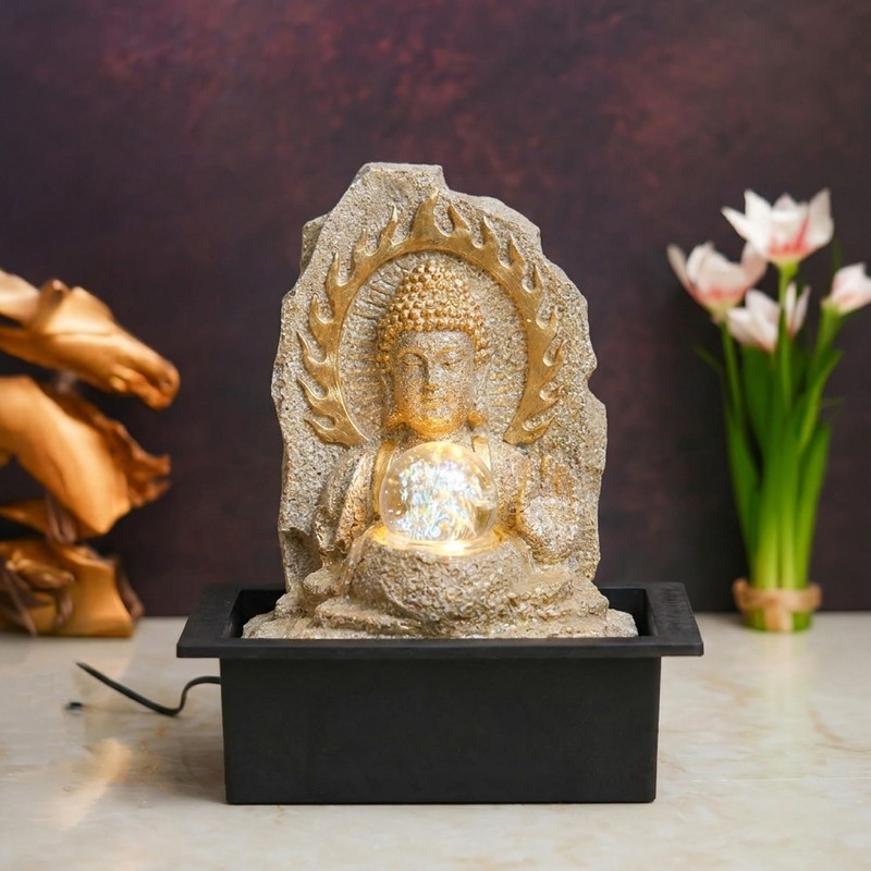 Joyful Buddha LED Fountain