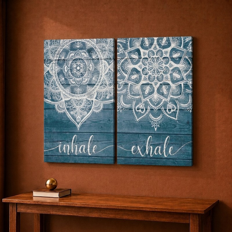 Mandala Breathe Canvas Wall Painting