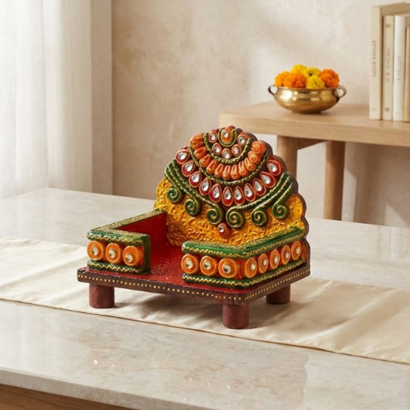 Paper Mache Small Singahsan for Idol