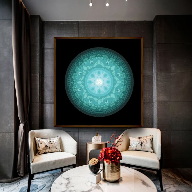 Spandana Mandala Canvas Wall Painting
