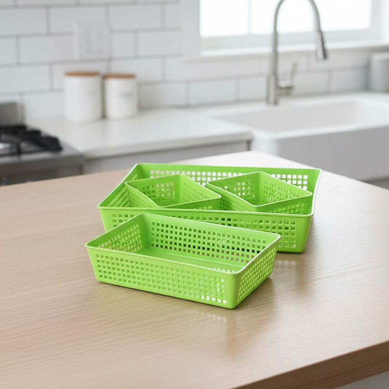 Flexi Nest Storage Basket (Green) - Set of Four