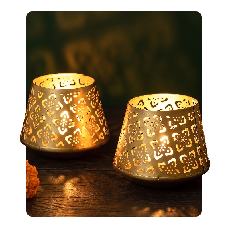 Maryana Tealight Candle Holder - Set Of Two