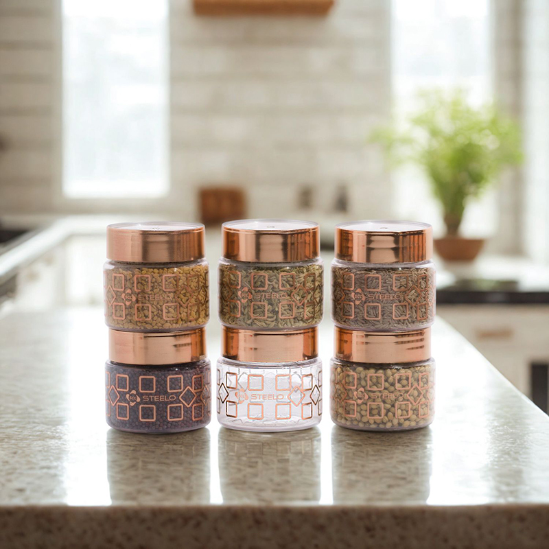 Crisp Keep Clear PET Container (125 mL Each) - Set of Six - 125 mL