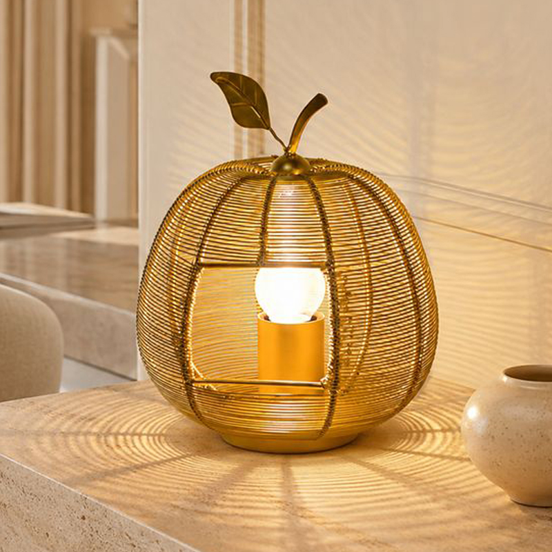 The Apple Lightastic Metal Table Lamp - Gold