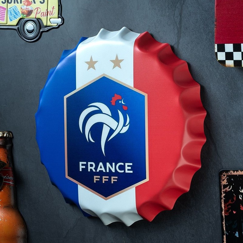 France Football Metal Wall Accent