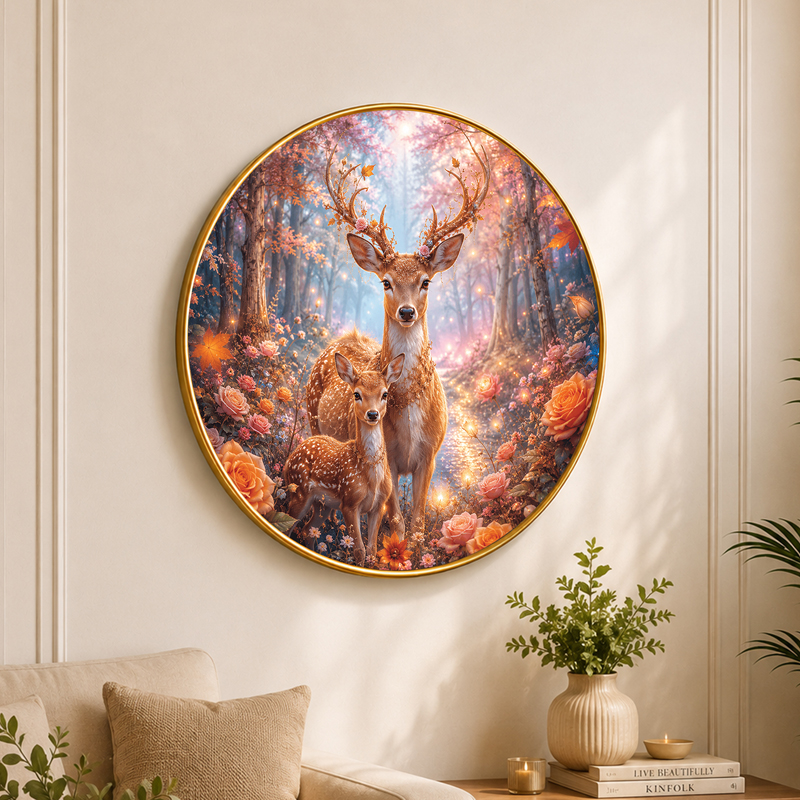 Enchanted Stag MDF Wall Art
