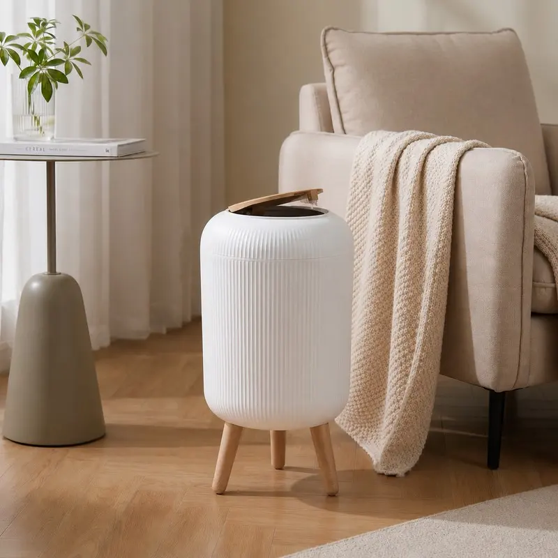Nordic Nest Dustbin - White