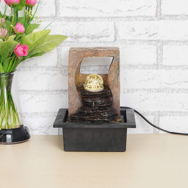 Monolith Flow LED Fountain