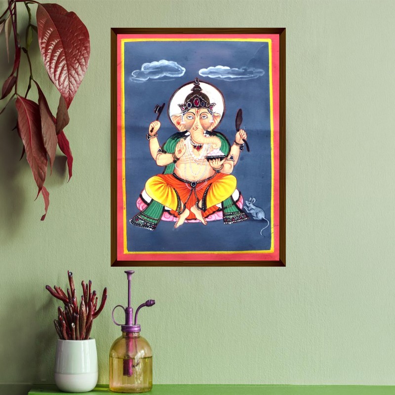 Ganesha Grace Canvas Wall Painting