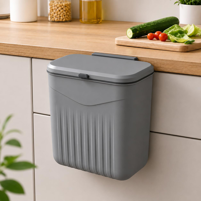Slate Swing-Lid Dustbin - 7 L