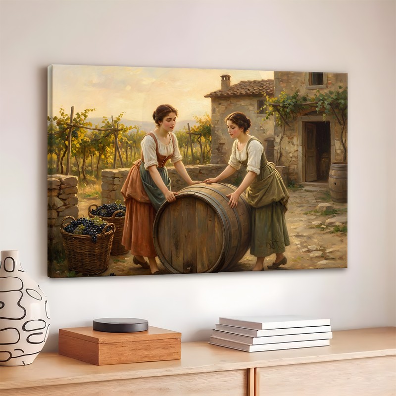 Barrelside Grace Canvas Wall Art - 380 GSM