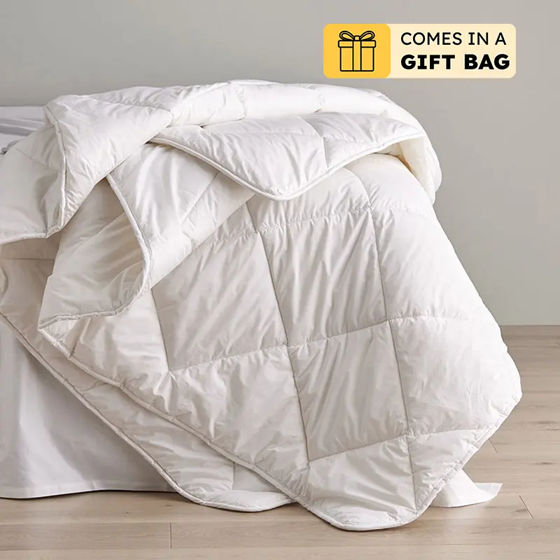 Mirae Solid Cotton Comforter - 180 GSM - Queen/Double