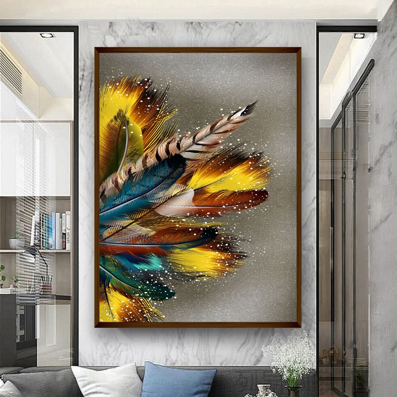 Plumarium Canvas Wall Painting