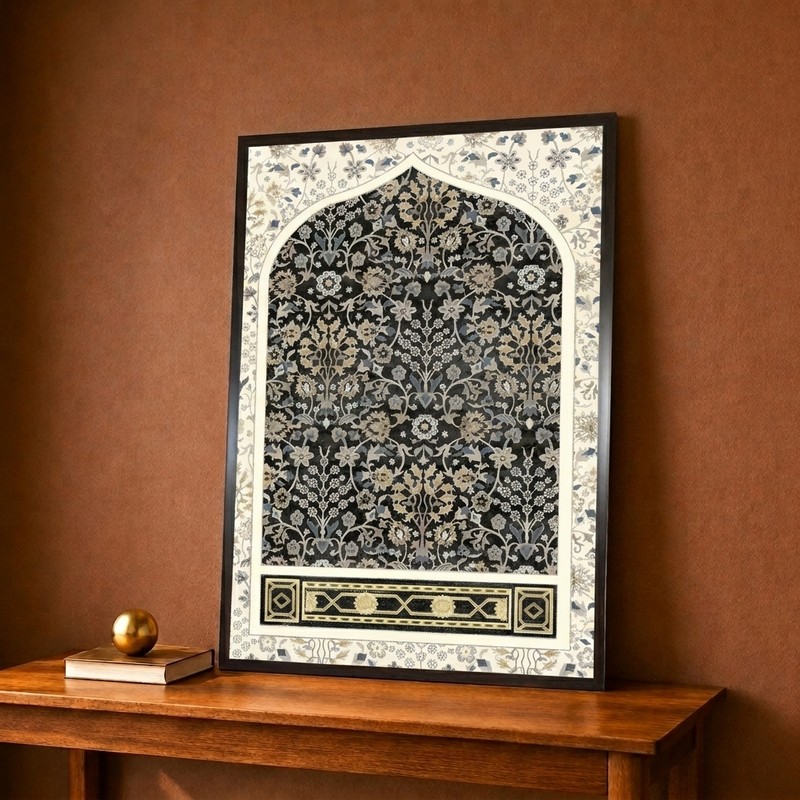 Mughal Arch Canvas Wall Painting