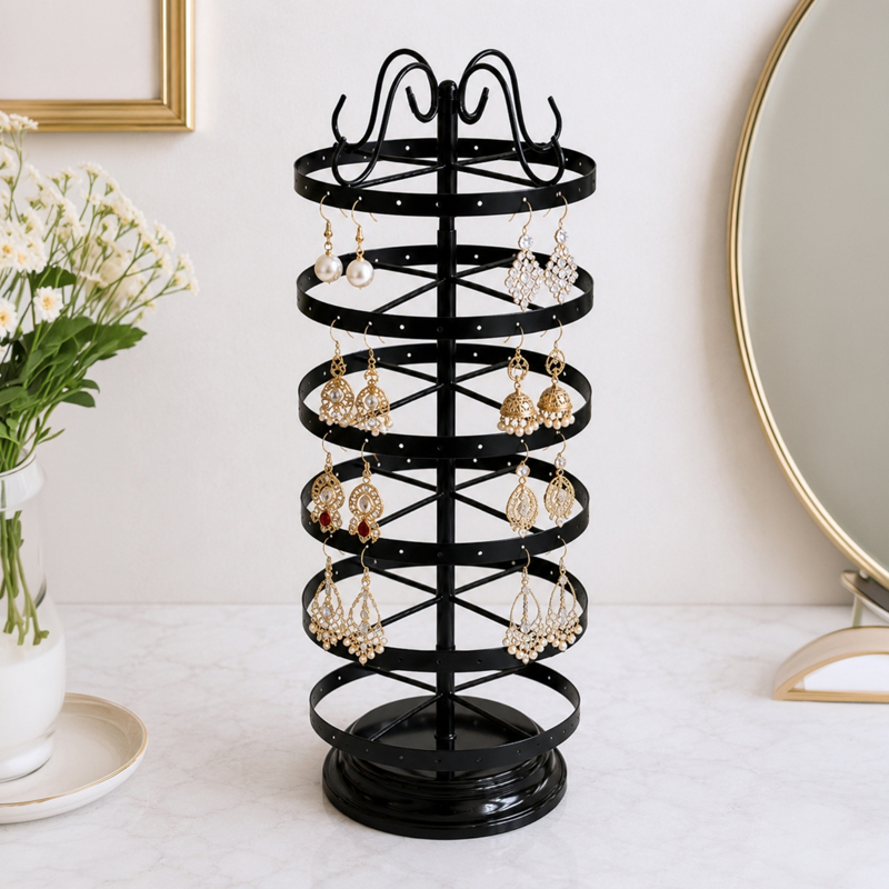 Orbit Elegance Metal Jewelry Stand