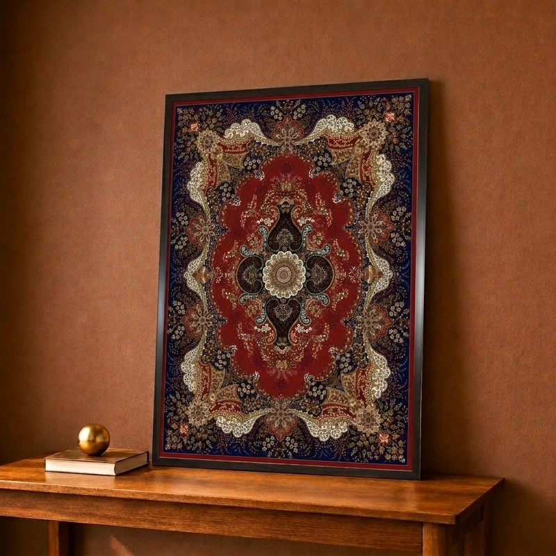 Ornate Persian Carpet Canvas Wall Painting