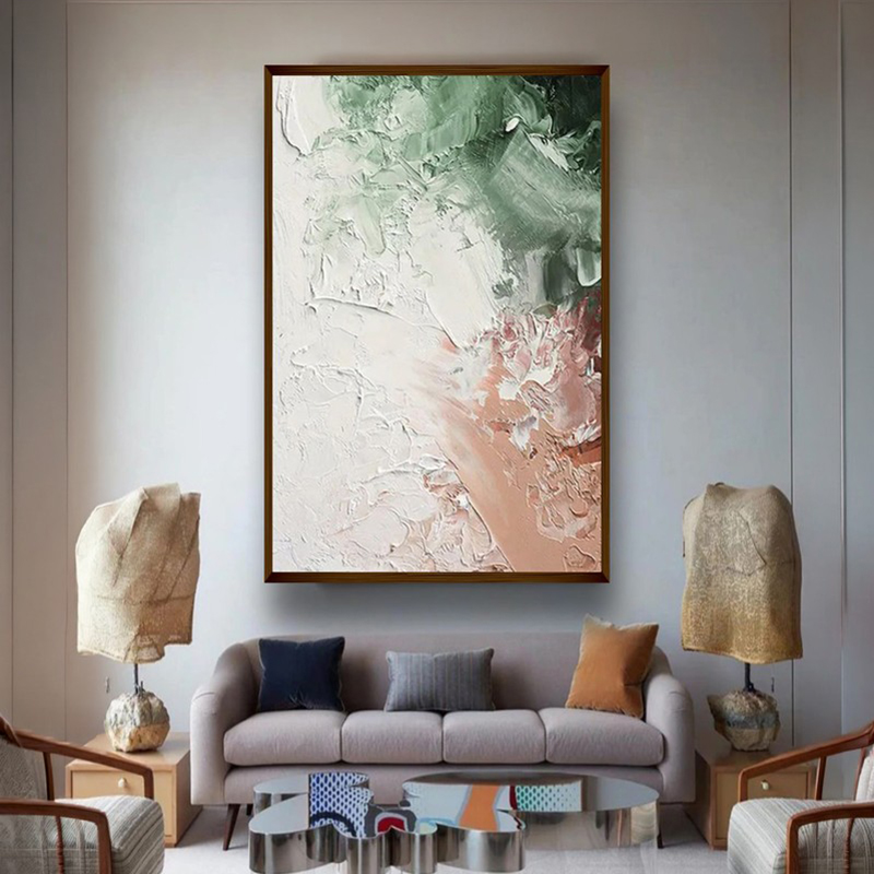 Ochre Storm Canvas Wall Painting
