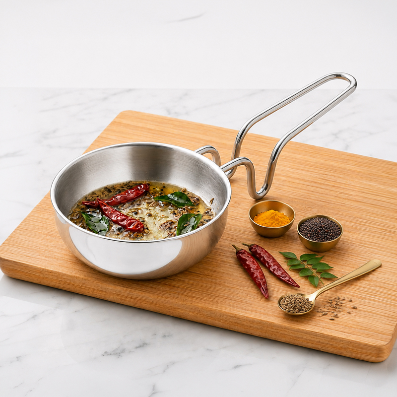 Solara Zaira Triply Tadka Pan - 350 ml - 350 mL