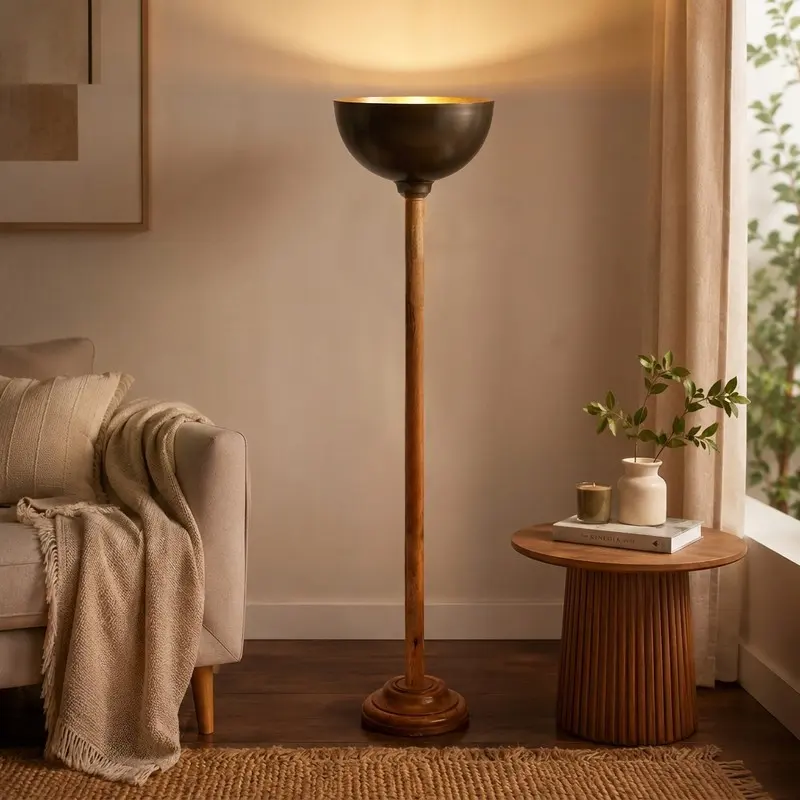 Nordic Uplight Metal Floor Lamp