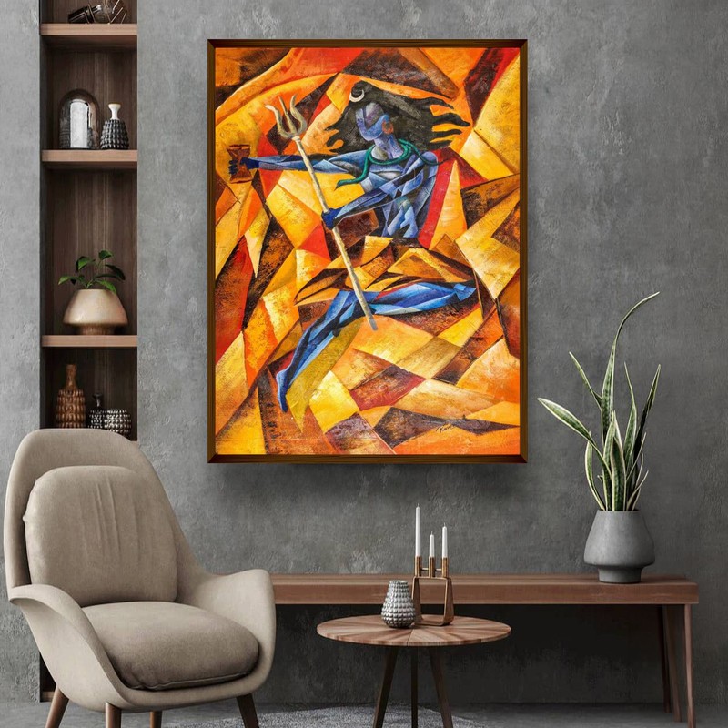 Trishulin Canvas Wall Painting