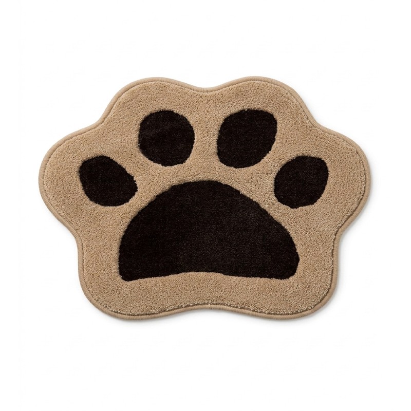 Puppy Paw Tufted Anti Skid Rug - 60 x 53 cm