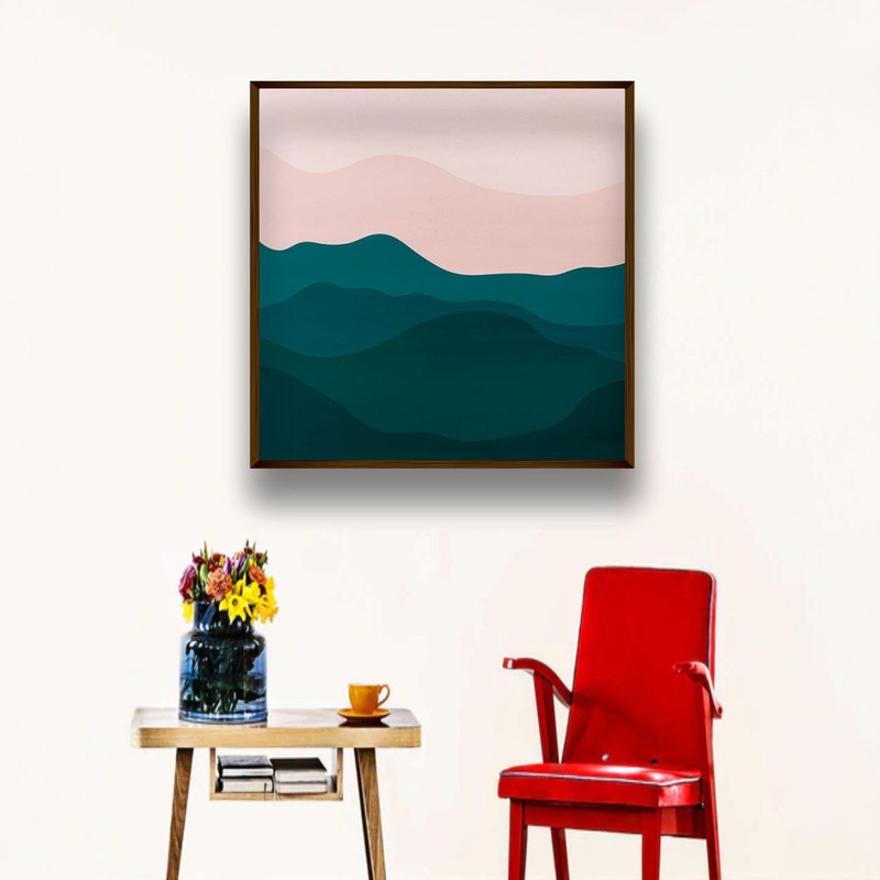 Veiled Highlands Canvas Wall Painting