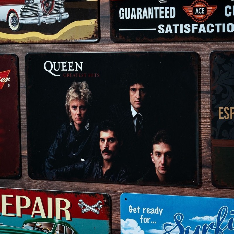 Queen Band Metal Wall Accent