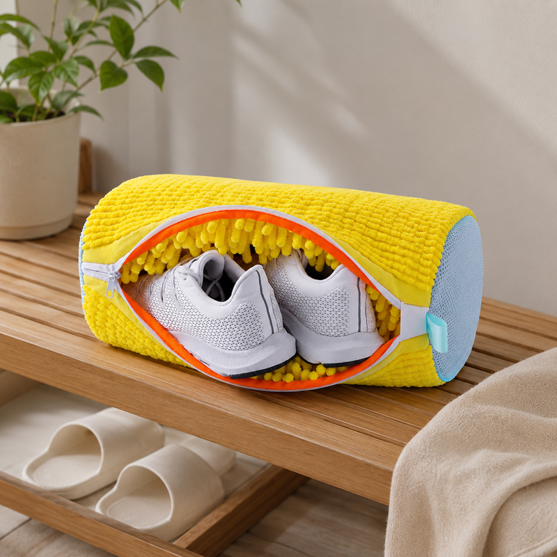 Bloom Nest Shoe Bag - Yellow
