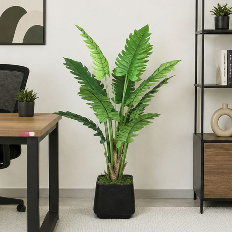 152 cm (5 ft) Botanical Haven Artificial Philodendron Tree