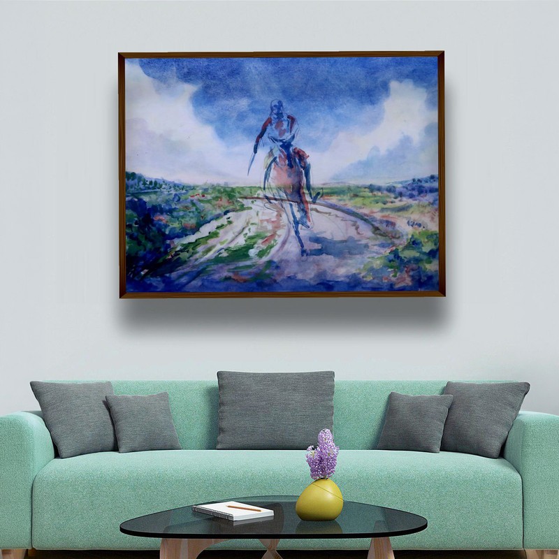 Equestrian Journey Canvas Wall Painting