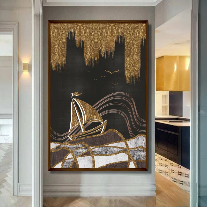 Aurovela Canvas Wall Painting