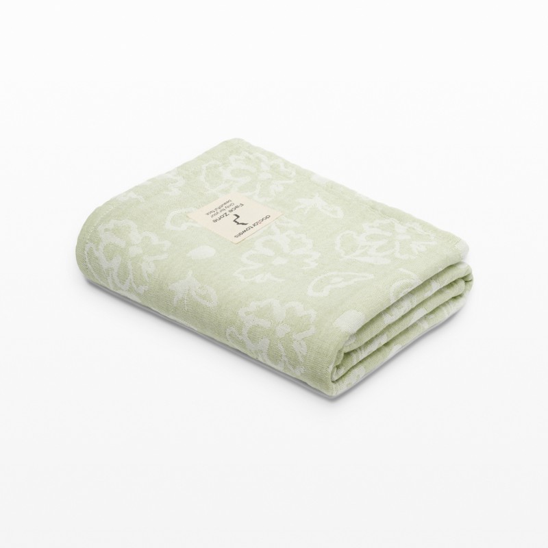 Coral Banana Fibre Blend Bath Towel - Green - 75 x 150 CM
