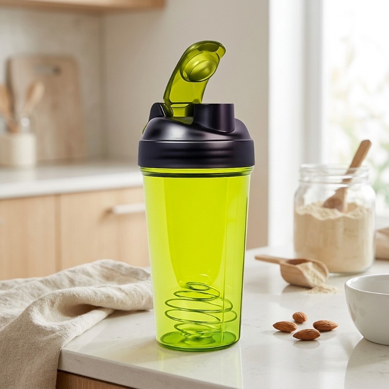 Aqua Nest Water Bottle (Green & Black) - 500 mL