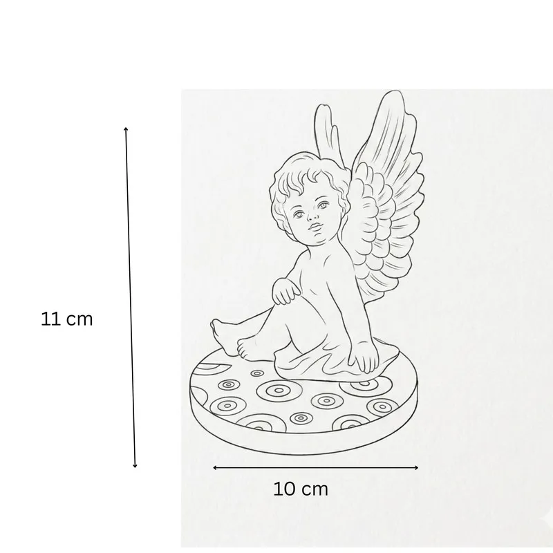 Winged Grace Resin Showpiece media 9