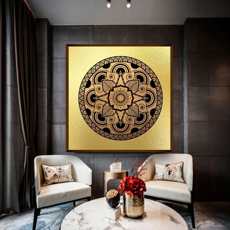 Hiranmaya Mandala Canvas Wall Painting