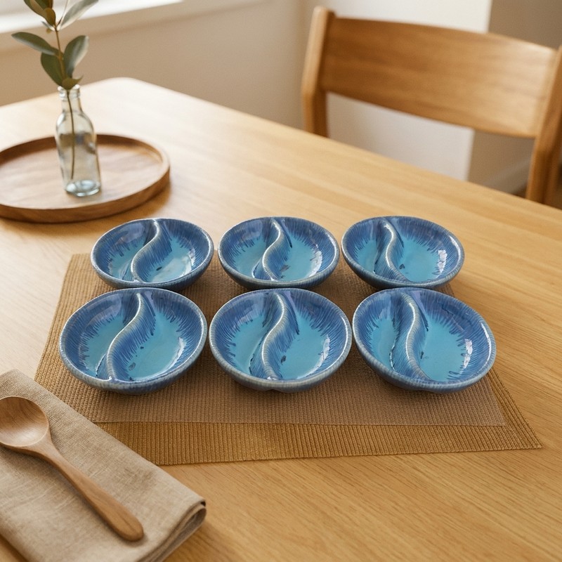 Dining Delight Ceramic Platters - Set of Six - Deafult Title