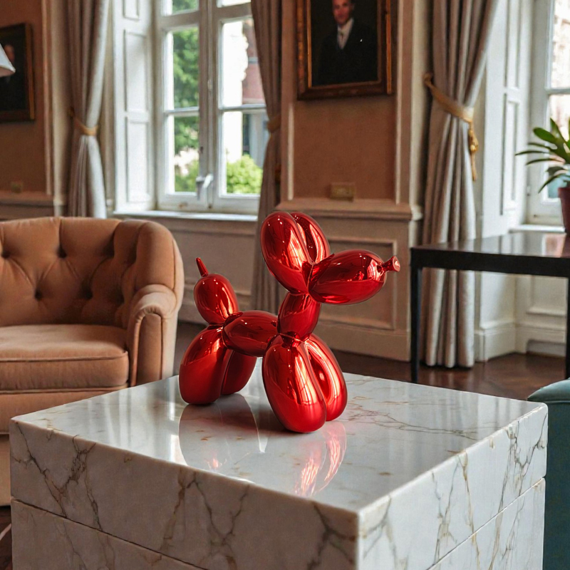 Balloon Pup Showpiece - Red