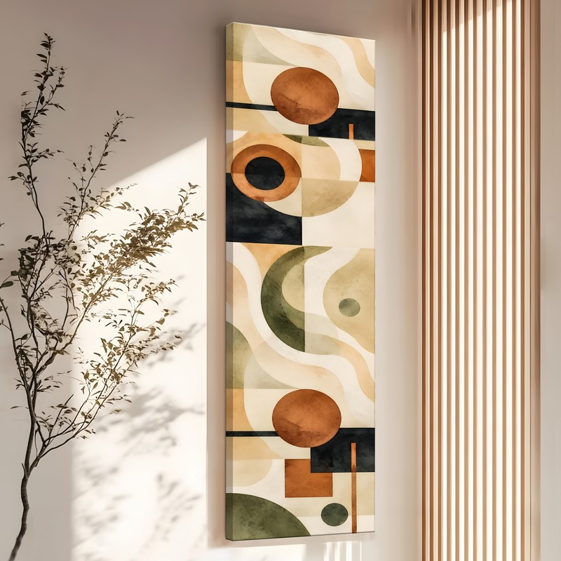 Neutral Rhythm Canvas Wall Painting