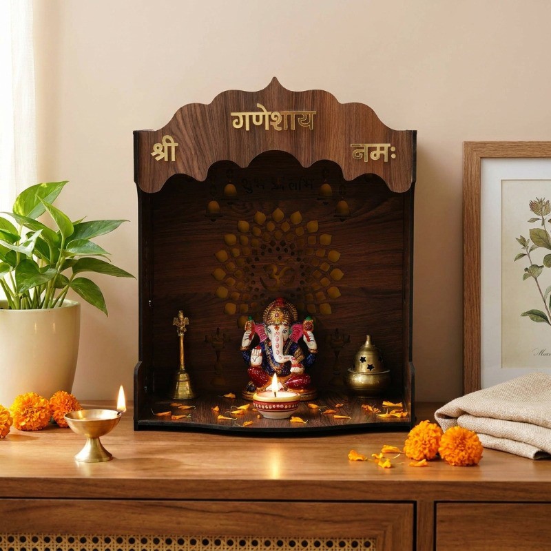Ganesh Kripa Wooden Mandir