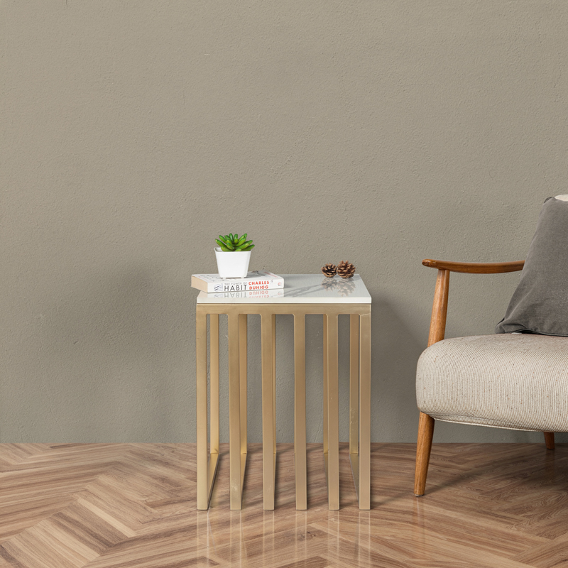 Hatherley Marble Top Side Table