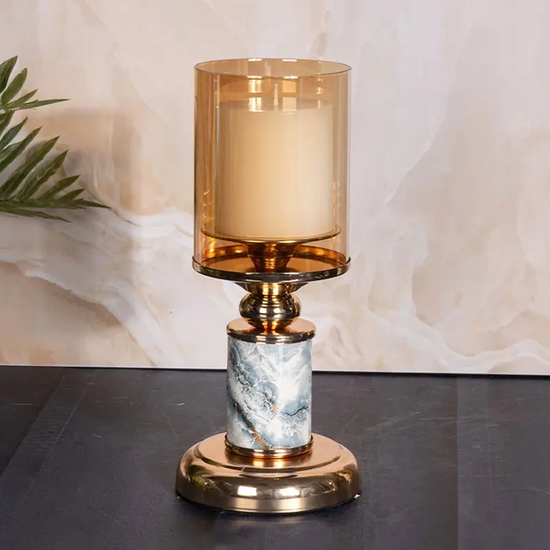 Amberwyn Marble Candle Holder - Small