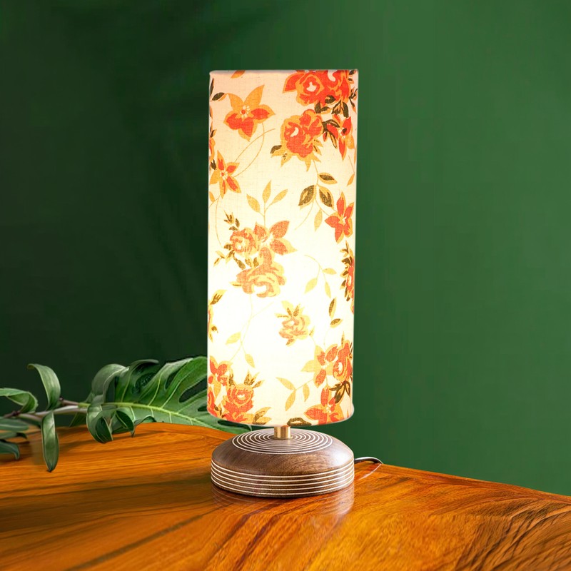 Savera Ibis Fabric Table Lamp - Multicolor