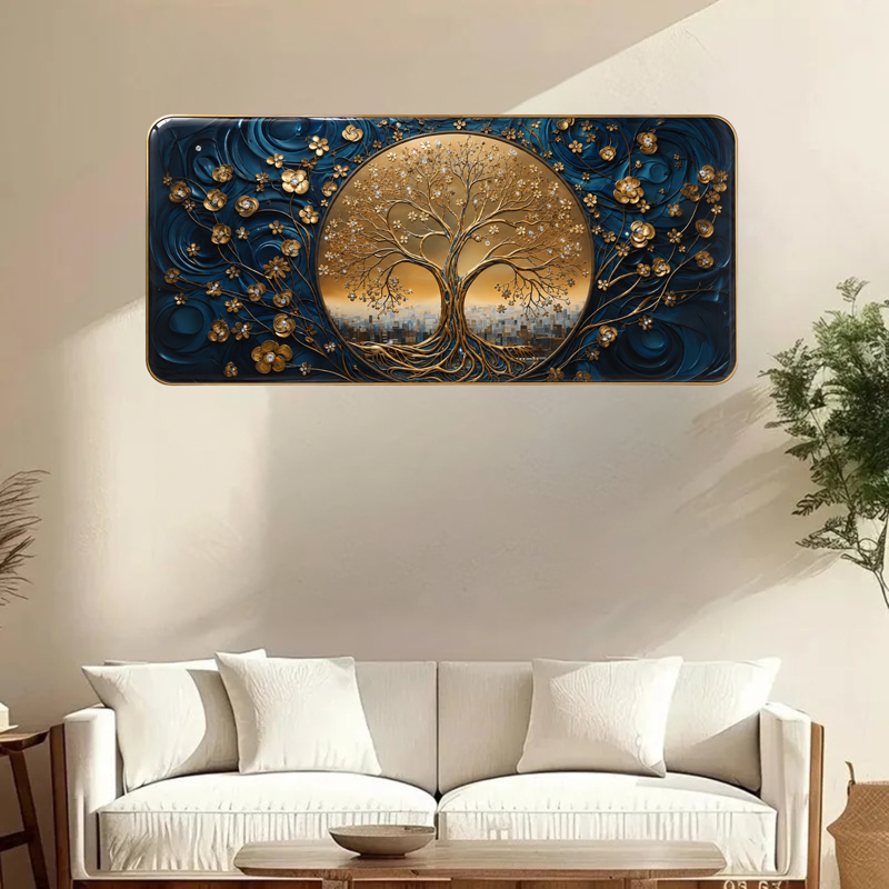 Celestial Roots Resin Wall Art With Frame - Small